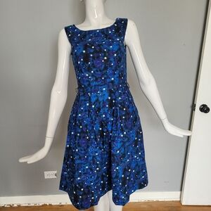 Bea & Dot By Modcloth Just Be Cosmic Retro Dress, VGUC, Size XS